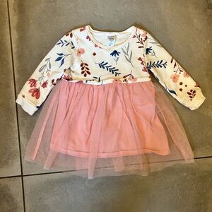 Carters long sleeve floral dress